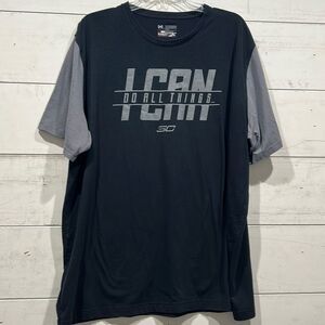 Under Armour Black & Gray T-Shirt - XL